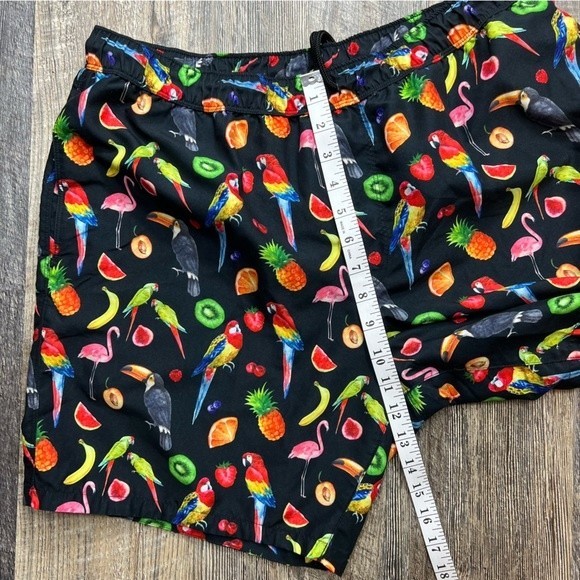Asos Parrots and Fruit Theme Swim Trunks Size XL - Picture 10 of 14